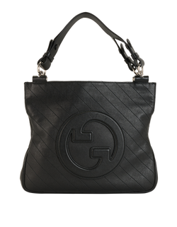 Blondie Tote, Leather, Black, 493075, DB, 2*